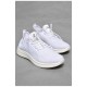 Кросівки чоловічі білого кольору на шнурівці 201789L