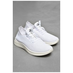 Кросівки чоловічі білого кольору на шнурівці 202151L