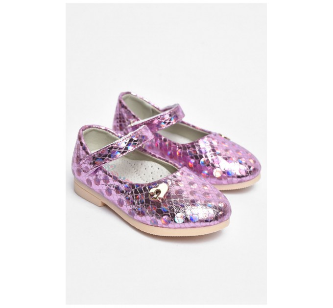Туфлі для дівчинки рожево-бузкового кольору 202326L