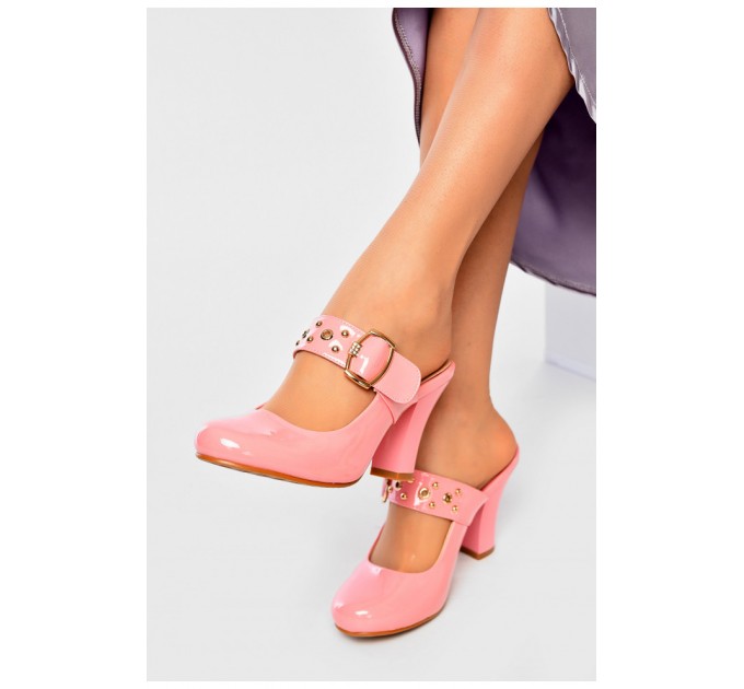 Шлепанцы женские розового цвета 202456L