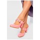 Шлепанцы женские розового цвета 202456L
