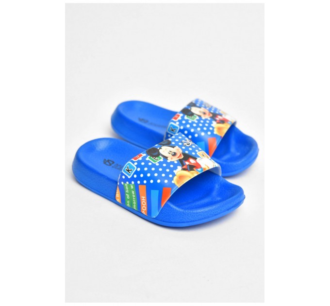 Шльопанці дитячі синього кольору 202498L