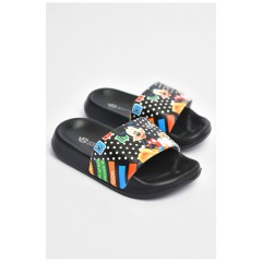 Шльопанці дитячі чорного кольору 202500L