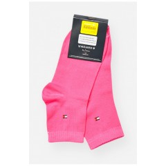 Шкарпетки жіночі демісезонні рожевого кольору 202774L