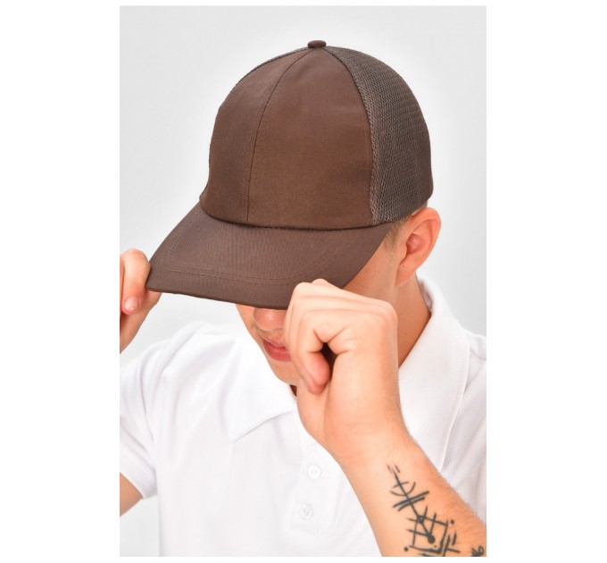Кепка чоловіча коричневого кольору 202851L