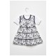 Сарафан+футболка детские для девочки белого цвета 203142L