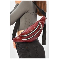 Бананка жіноча бордового кольору 203238L