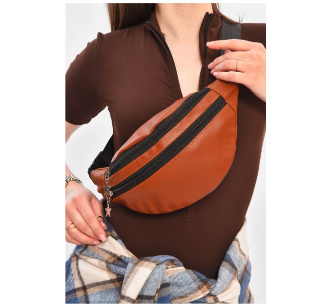 Бананка жіноча коричневого кольору 203300L