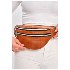 Бананка жіноча коричневого кольору 203317L