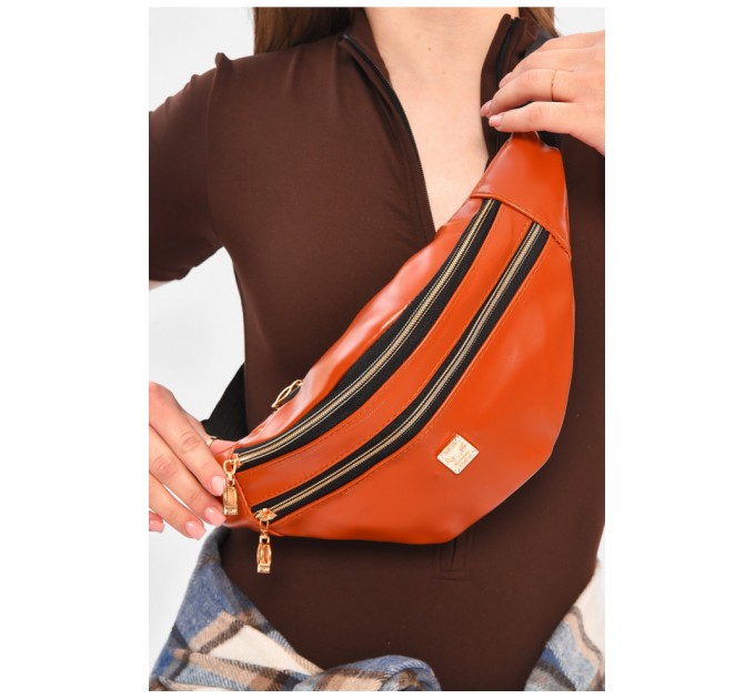 Бананка жіноча коричневого кольору 203334L