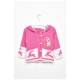 Кофта дитяча для дівчинки рожевого кольору з принтом 203367L