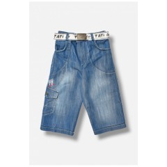 Бриджі дитячі синього кольору джинс 203448L