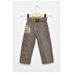 Штани дитячі для хлопчика темно-сірого кольору 203490L