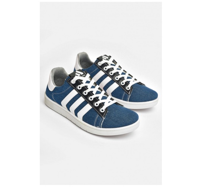 Кросівки підліток для хлопчика синього кольору 203509L