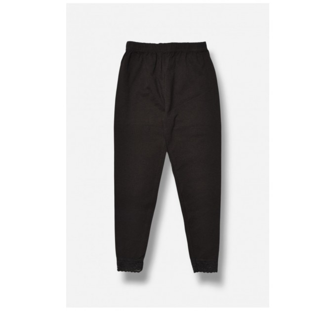 Лосины детские для девочки черного цвета 203534L