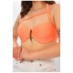 Купальник жіночий верх персикового кольору 203590L