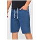 Шорти чоловічі однотонні темно-синього кольору 203711L