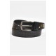 Ремінь чоловічий чорного кольору розмір 113*3,5 см 203909L