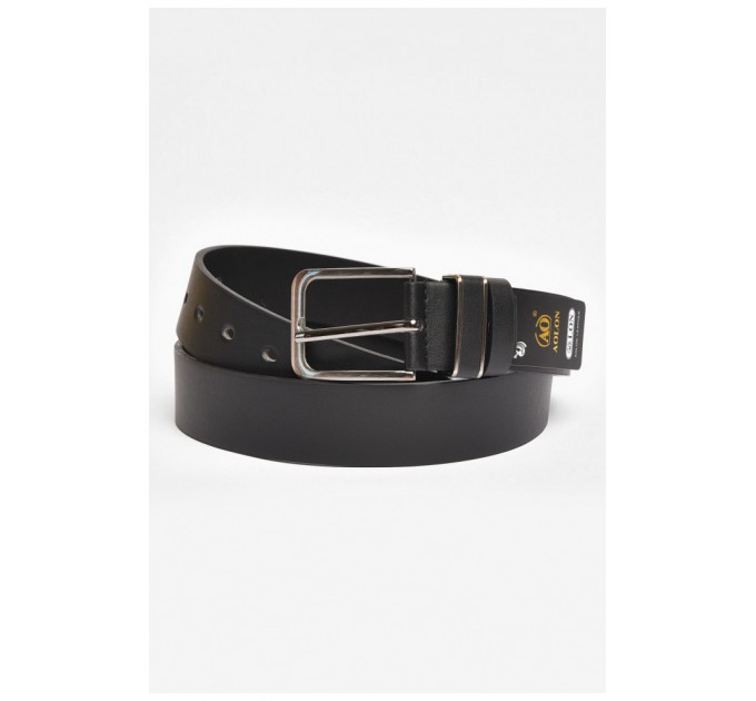 Ремень мужской черного цвета размер 113*3,5 см 203910L