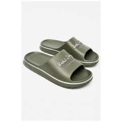 Шльопанці чоловічі піна темно-зеленого кольору 204014L