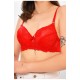 Бюстгалтер женский красного цвета чашка B 204133L