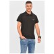 Футболка чоловіча поло чорного кольору 204254L