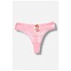 Стрінги жіночі бавовняні з гіпюровою вставкою 204293L