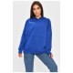 Худі жіноче однотонне синього кольору 204433L