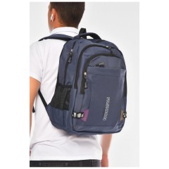 Рюкзак чоловічий спортивний темно-синього кольору 204458L