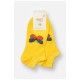 Шкарпетки жіночі спортивні демісезонні жовтого кольору 204751L