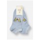 Шкарпетки жіночі спортивні демісезонні блакитного кольору 204753L