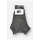 Шкарпетки чоловічі спортивні демісезонні темно-сірого кольору 204768L