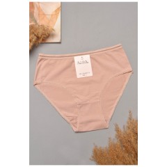 Труси жіночі напівбатальні світло-рожевого кольору 204798L