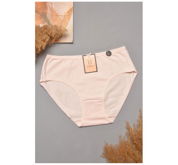 Труси жіночі напівбатальні персикового кольору 204833L