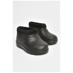 Галоші дитячі на флісі чорноого кольору 204889L