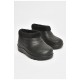 Галоши детские на флисе черного цвета 204889L