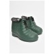 Галоши мужские на меху зеленого цвета 205040L