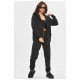 Спортивний костюм жіночий на флісі чорного кольору 205194L