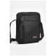 Мужская сумка через плечо текстиль черного цвета 205432L