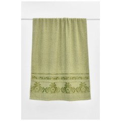 Полотенце банное махровое зеленого цвета 205465L Полотенце банное махровое зеленого цвета 205465L