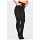 Колготы женские на верблюжьей шерсти черного цвета 205475L