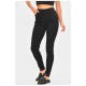 Джинсы женские скинные однотонные черного цвета 205654L
