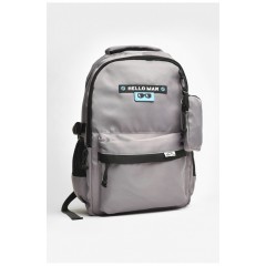 Рюкзак дитячий для хлопчика сірого кольору 205682L