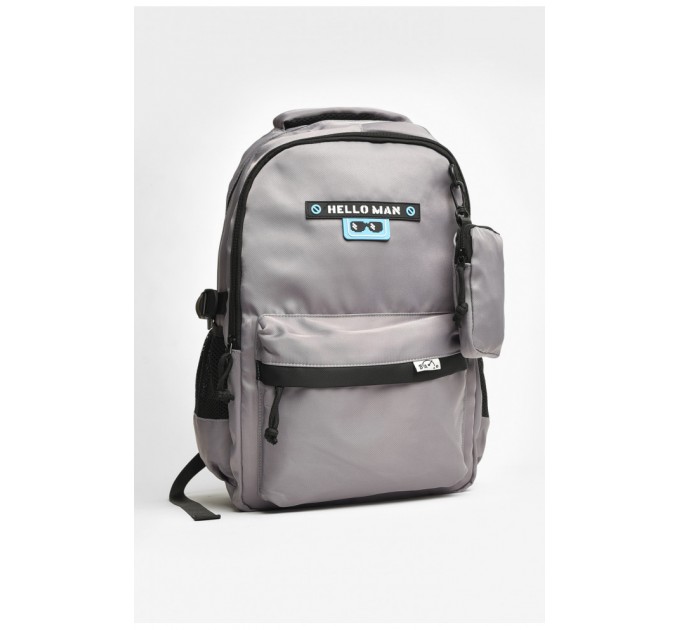 Рюкзак дитячий для хлопчика сірого кольору 205682L