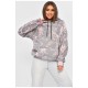 Худые женское полубатальное утепленное серого цвета с принтом 205852L.