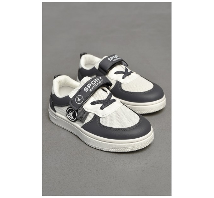 Кроссовки детские серого цвета 205860L