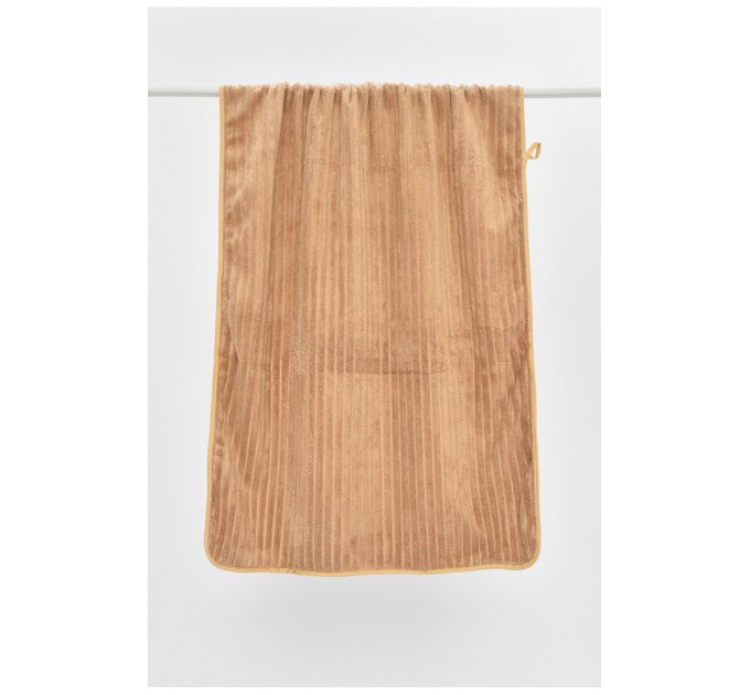 Полотенце банное микрофибра бежевого цвета 205943L