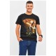 Мужская футболка черного цвета с принтом 206282L