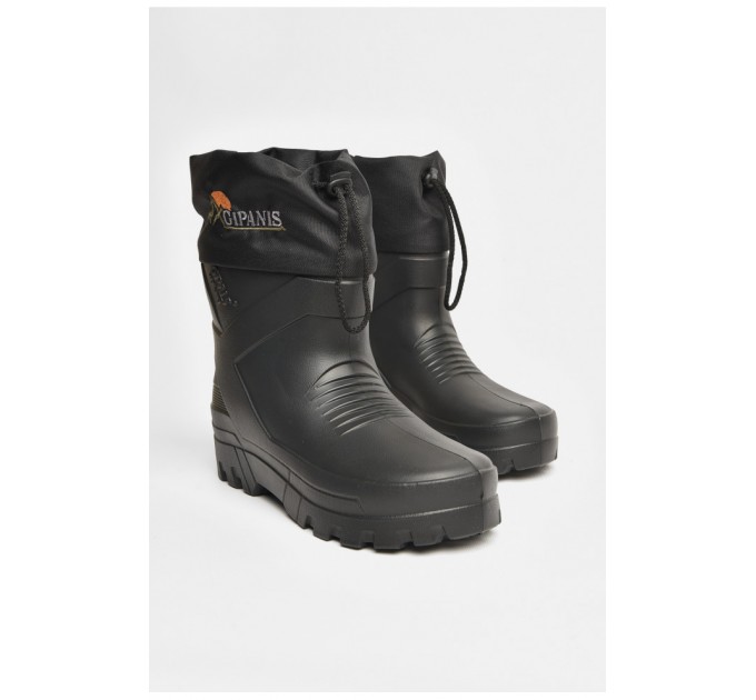 Сапоги мужские пена со съемным носком черного цвета 206400L