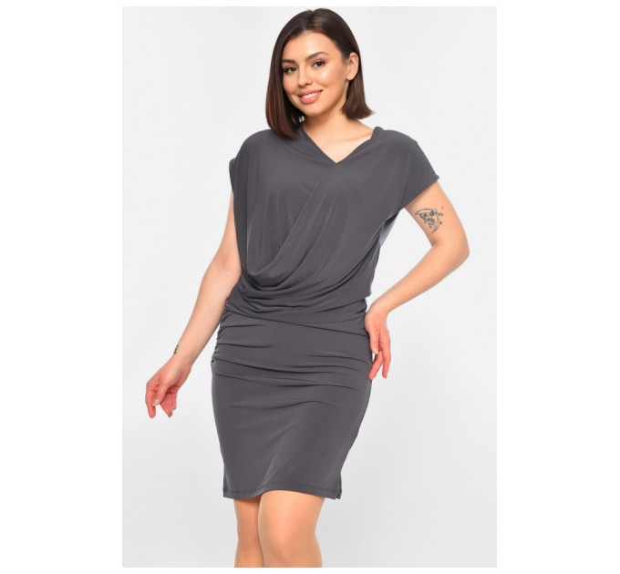 Платье женское серое 139618L